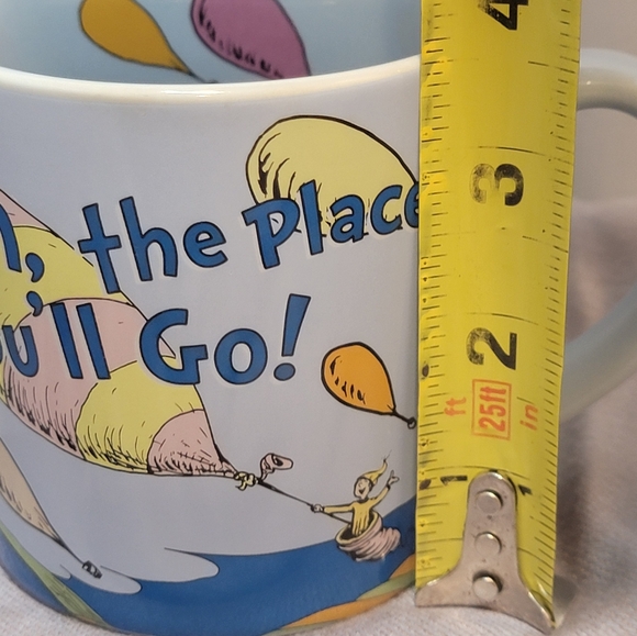 Dr. Seuss "Oh, the Places You'll Go!"  Coffee/Tea Cup Blue - Picture 10 of 11